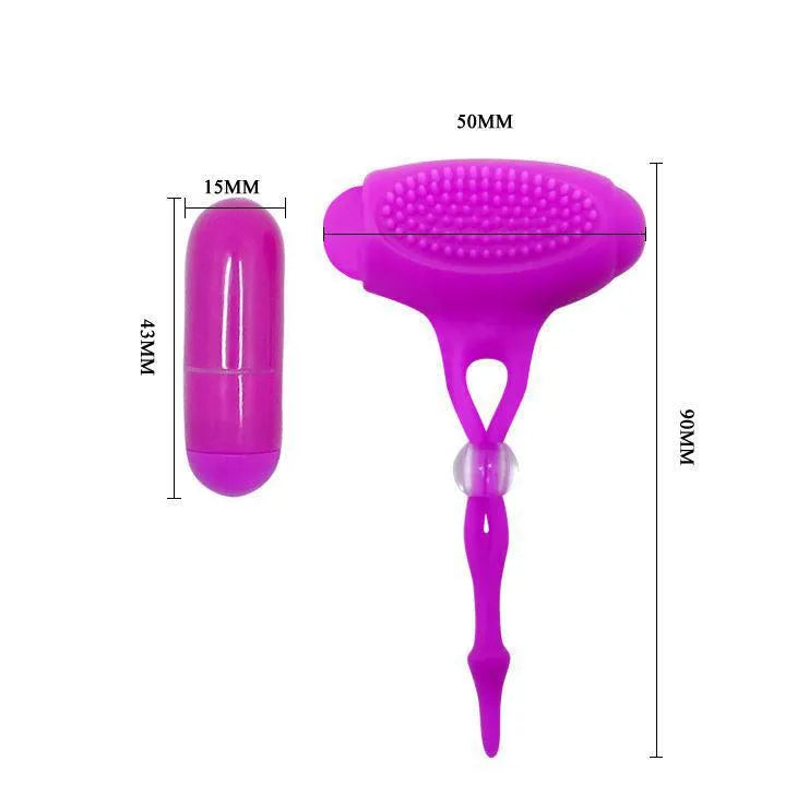 Stimulateur De Tétons Vibrant En Silicone