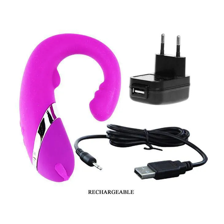 Stimulateur Prostate Et Testicules En Silicone Lilas