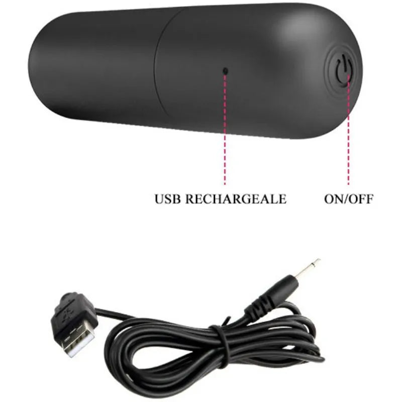 Stimulateur Unisexe Rechargeable Silicone Vibrateur