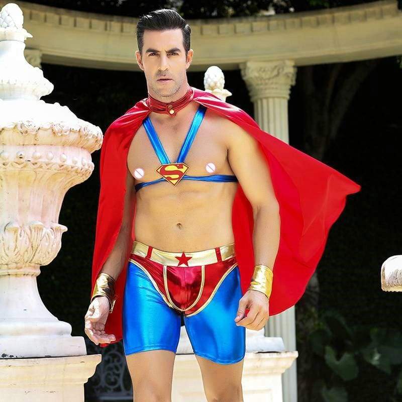 Superhero - Sexy Underwear Set Erotic Costume For Man