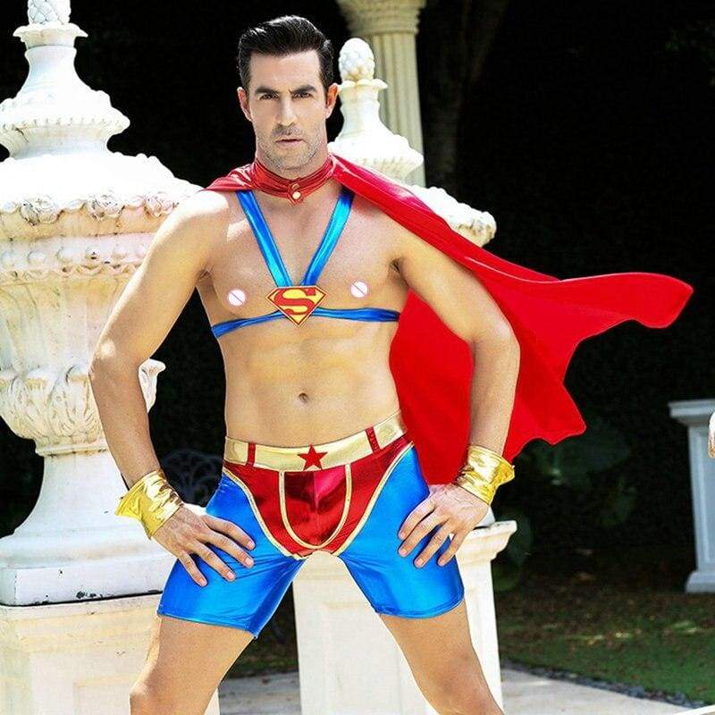 Superhero - Sexy Underwear Set Erotic Costume For Man