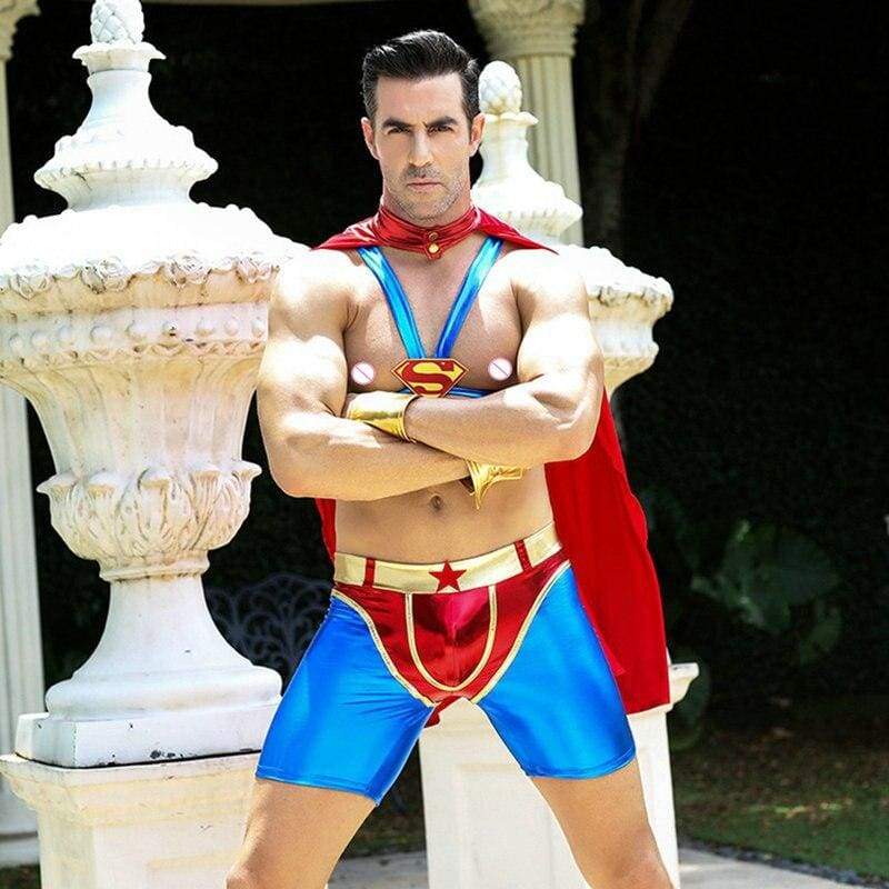 Superhero - Sexy Underwear Set Erotic Costume For Man