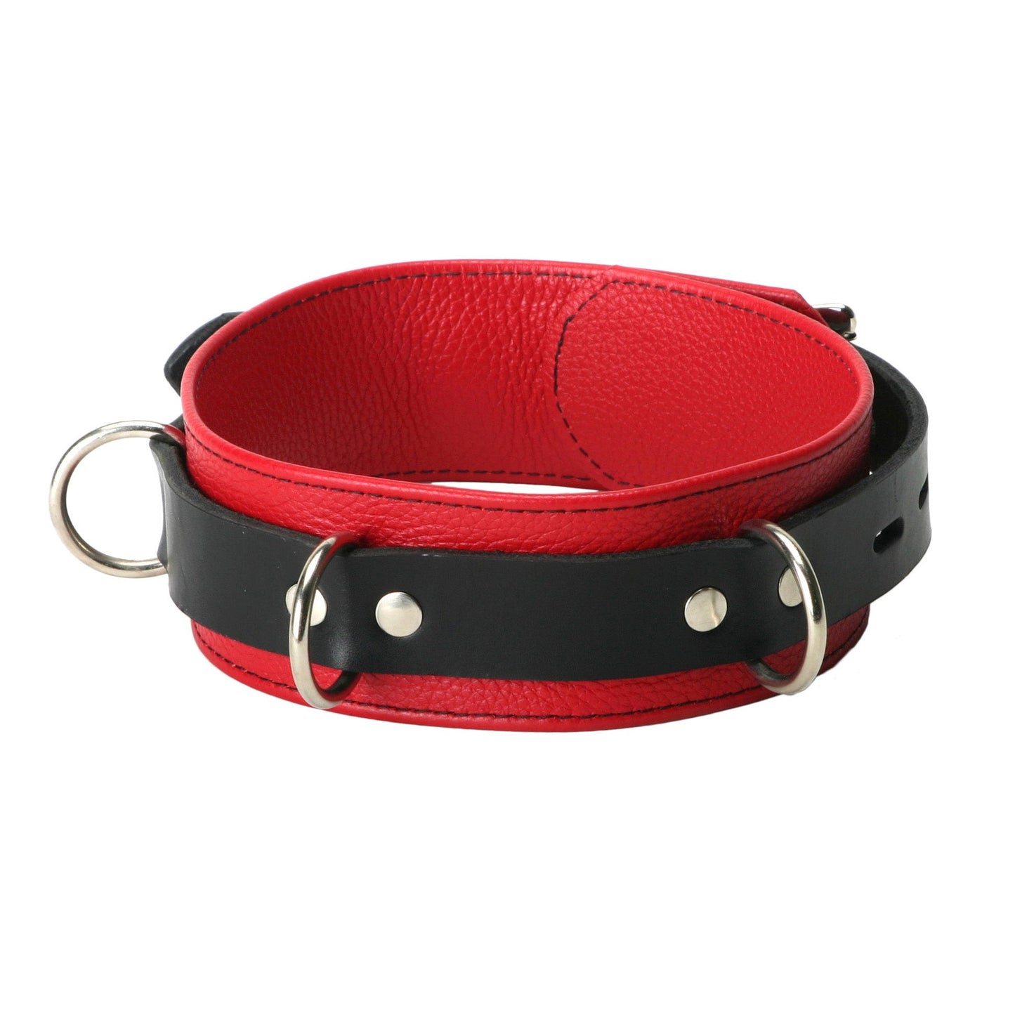 Leather Deluxe Locking Collar