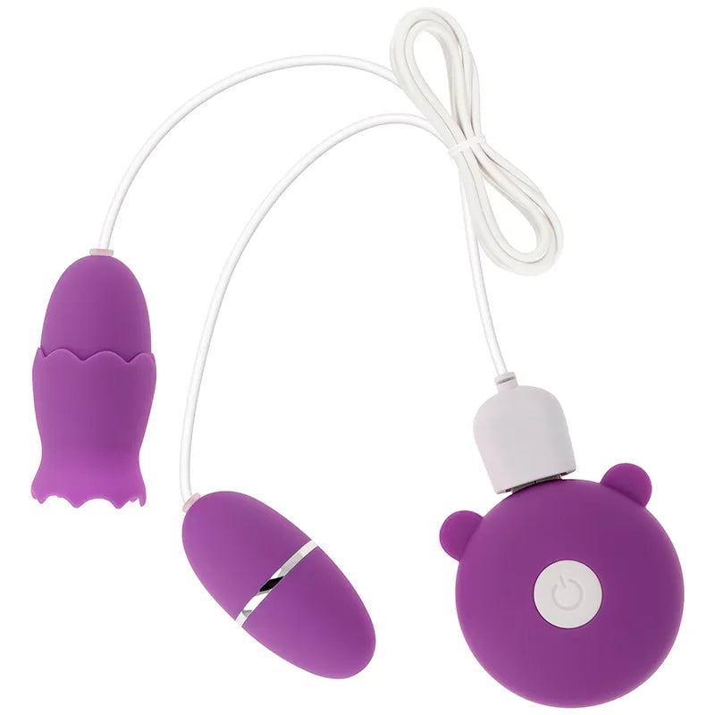 Œuf Vibrant Clitoridien Rechargeable Silicone