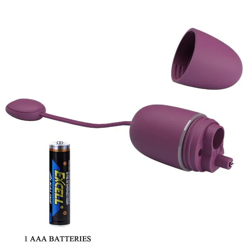 Œuf Vibrant Contrôle App Silicone Lilas