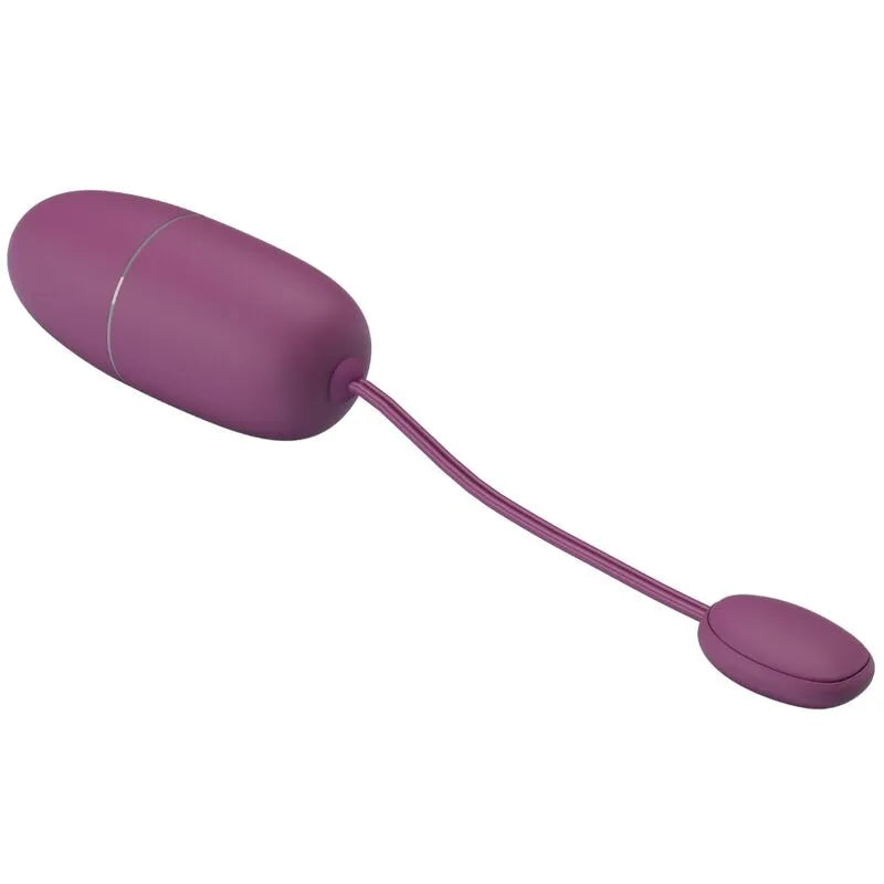 Œuf Vibrant Contrôle App Silicone Lilas