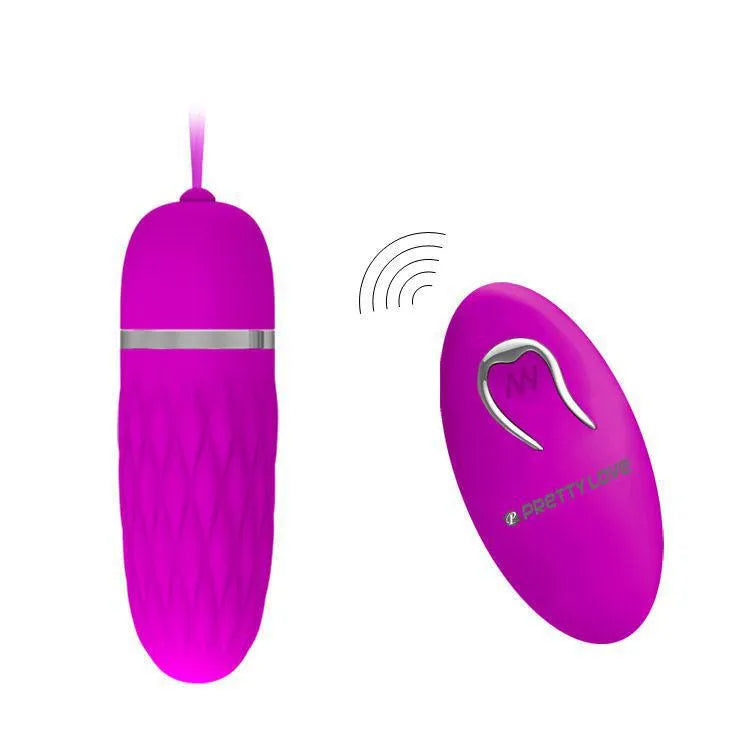 Œuf Vibrant En Silicone Lilas Avec Télécommande
