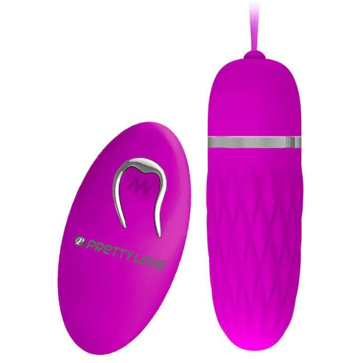 Œuf Vibrant En Silicone Lilas Avec Télécommande