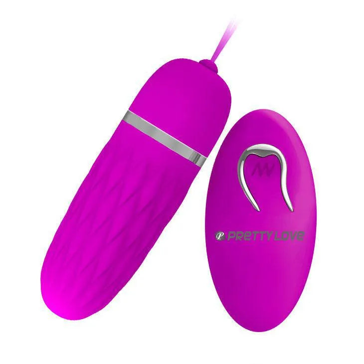 Œuf Vibrant En Silicone Lilas Avec Télécommande