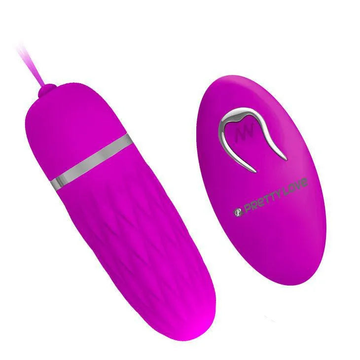 Œuf Vibrant En Silicone Lilas Avec Télécommande