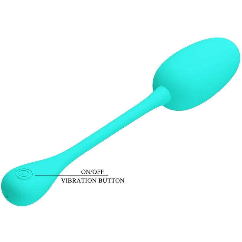 Œuf Vibrant En Silicone Vert Agua Rechargeable