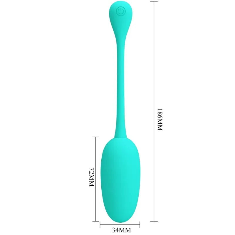 Œuf Vibrant En Silicone Vert Agua Rechargeable