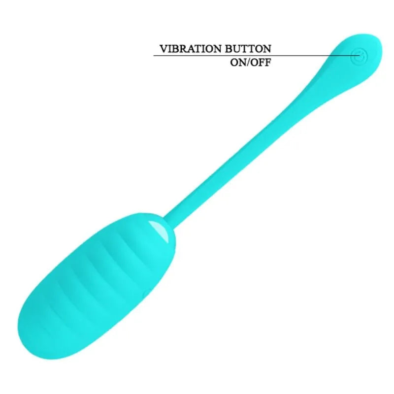 Œuf Vibrant En Silicone Vert Rechargeable