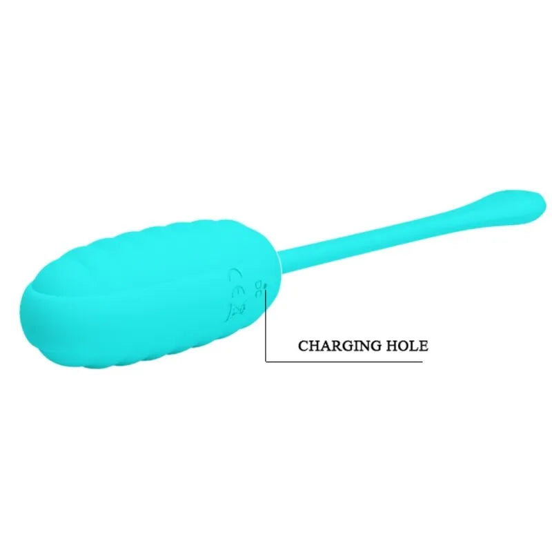 Œuf Vibrant En Silicone Vert Rechargeable