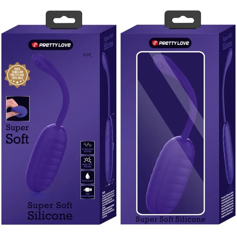 Œuf Vibrant En Silicone Violet Rechargeable