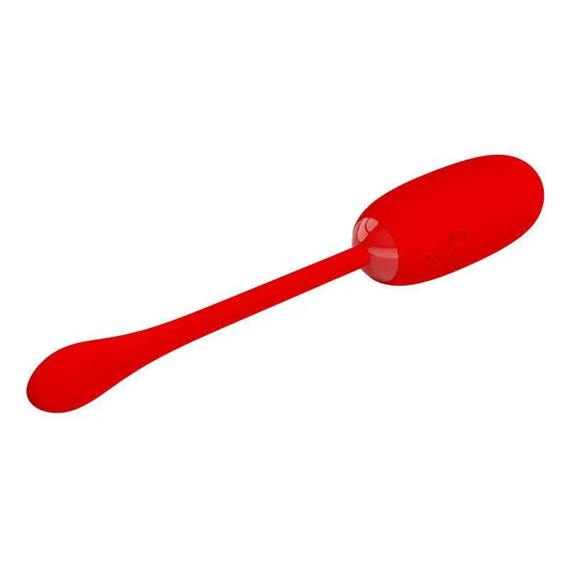 Œuf Vibrant Rouge Rechargeable En Silicone