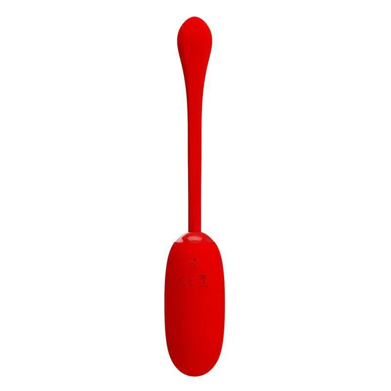 Œuf Vibrant Rouge Rechargeable En Silicone