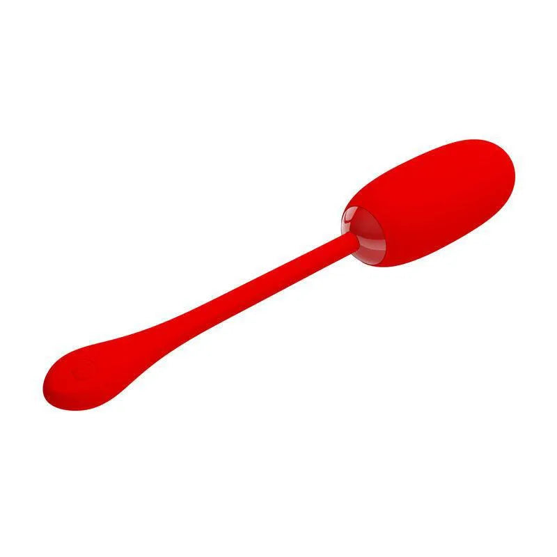 Œuf Vibrant Rouge Rechargeable En Silicone