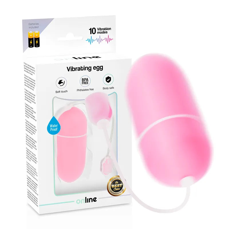 Œuf Vibrant Silicone Doux 10 Modes