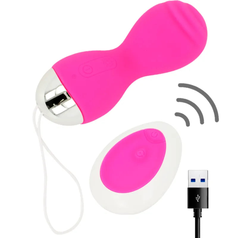Œuf Vibrant Silicone Hypoallergénique Télécommandé