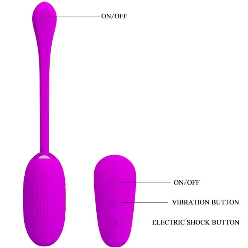 Œuf Vibrant Silicone Lilas Rechargeable