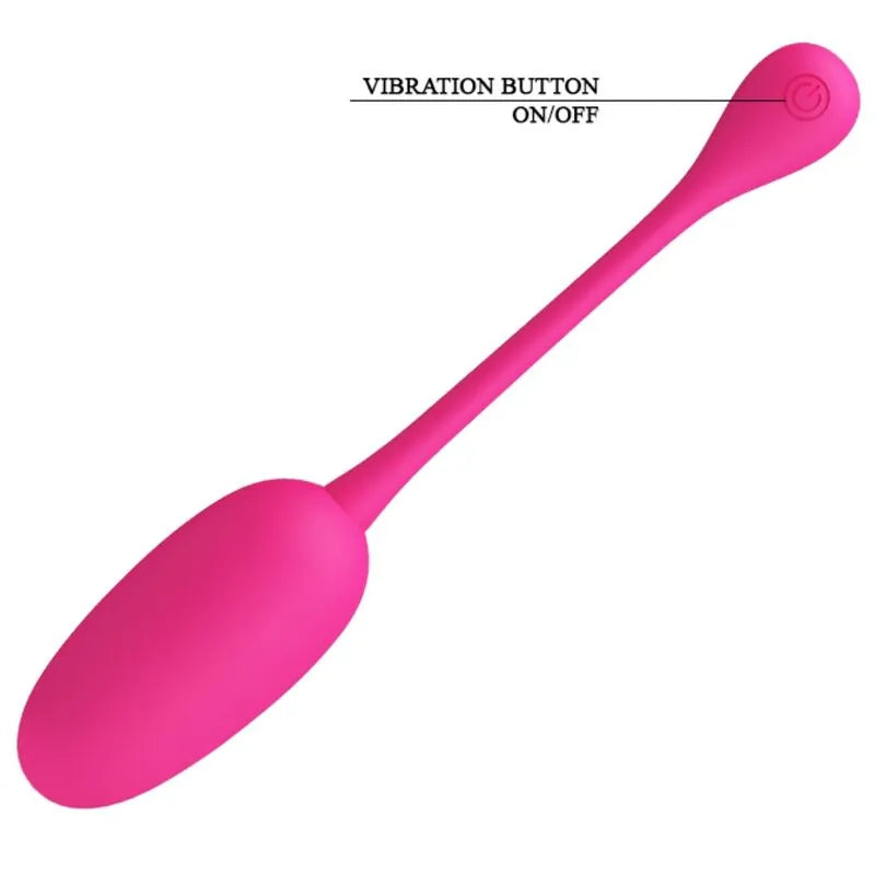 Œuf Vibrant Silicone Magenta 12 Fonctions
