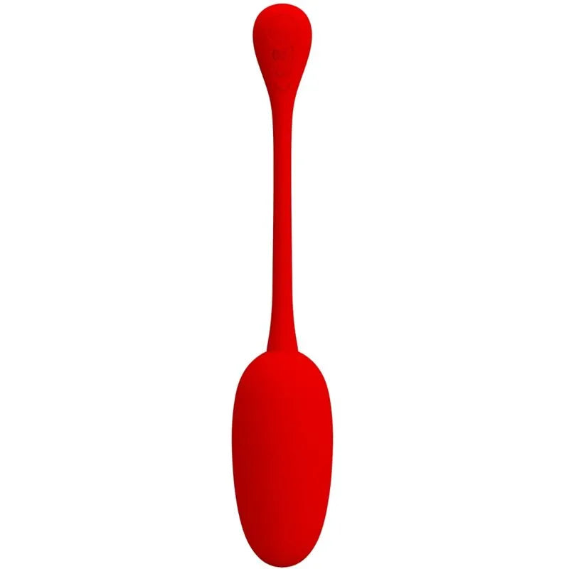 Œuf Vibrant Silicone Rouge Rechargeable 12 Fonctions