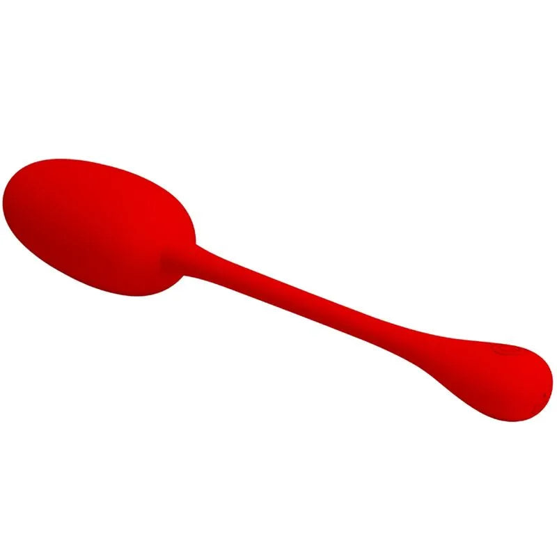 Œuf Vibrant Silicone Rouge Rechargeable 12 Fonctions