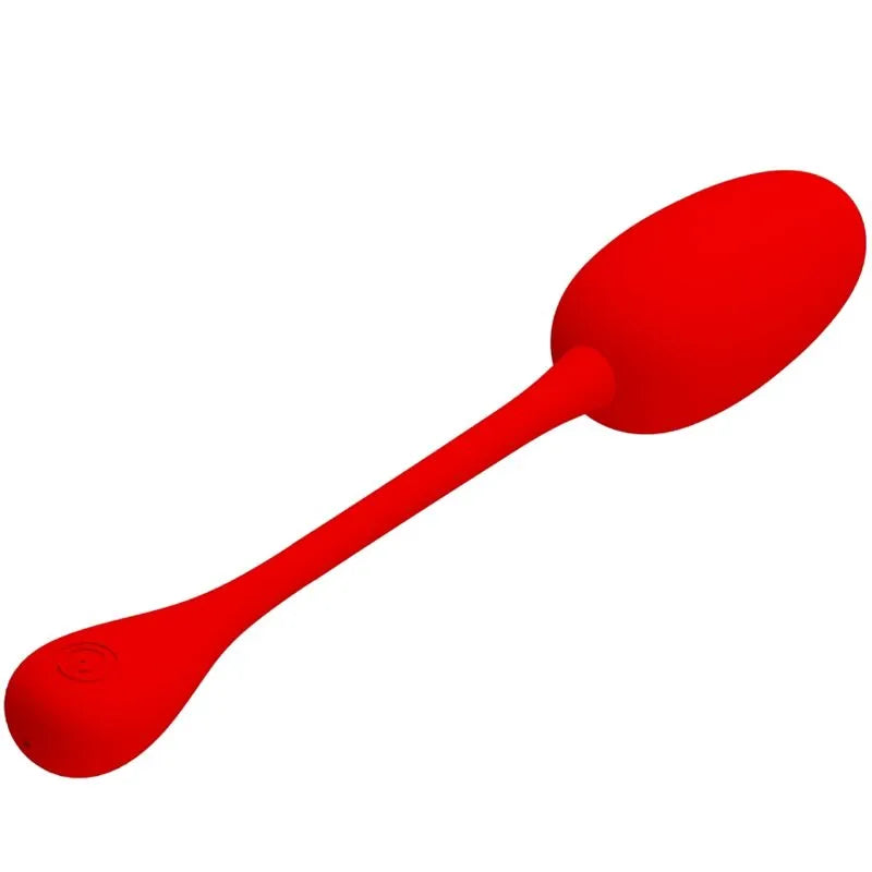 Œuf Vibrant Silicone Rouge Rechargeable 12 Fonctions