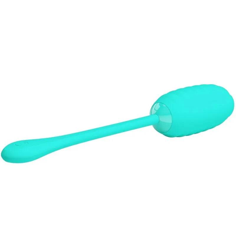Œuf Vibrant Silicone Vert Aqua Rechargeable