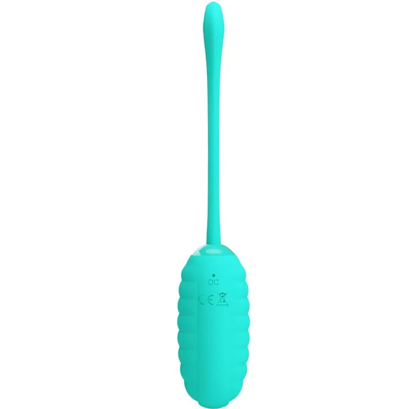 Œuf Vibrant Silicone Vert Aqua Rechargeable