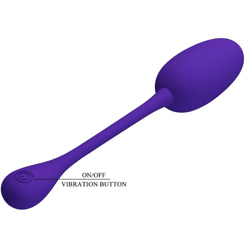 Œuf Vibrant Silicone Violet 12 Fonctions