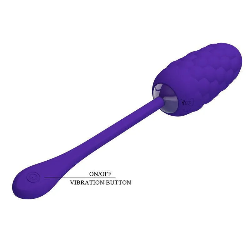 Œuf Vibrant Silicone Violet 12 Fonctions