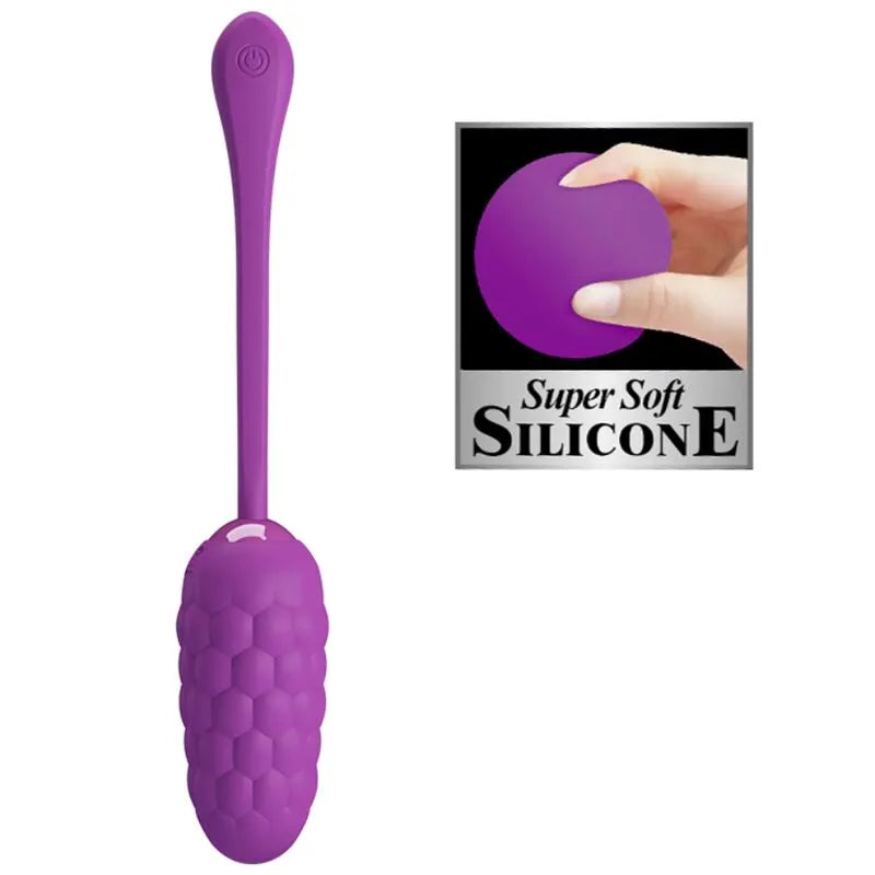 Œuf Vibrant Silicone Violet 12 Fonctions