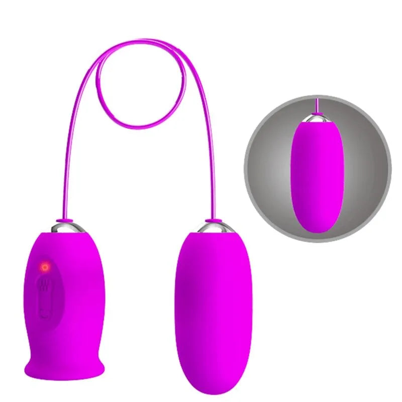 Œuf Vibrant Silicone Violet 12 Vibrations