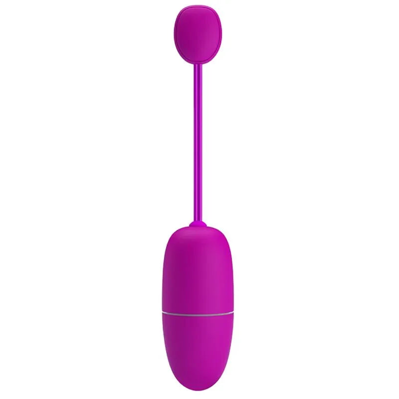 Application Œuf Vibrant Silicone Violet Contrôle