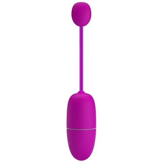 Application Œuf Vibrant Silicone Violet Contrôle