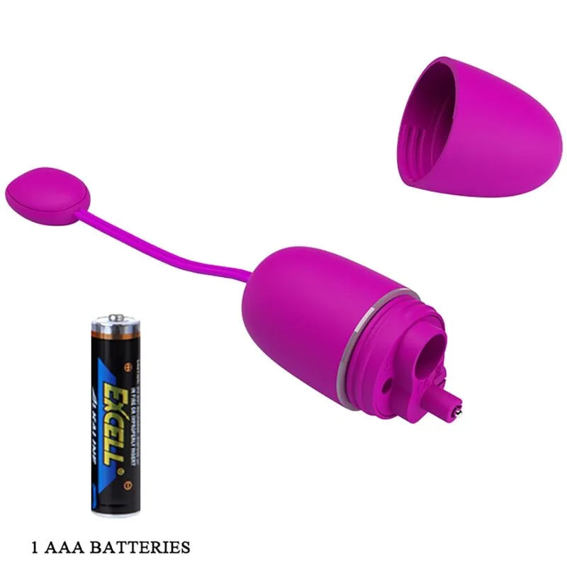 Application Œuf Vibrant Silicone Violet Contrôle