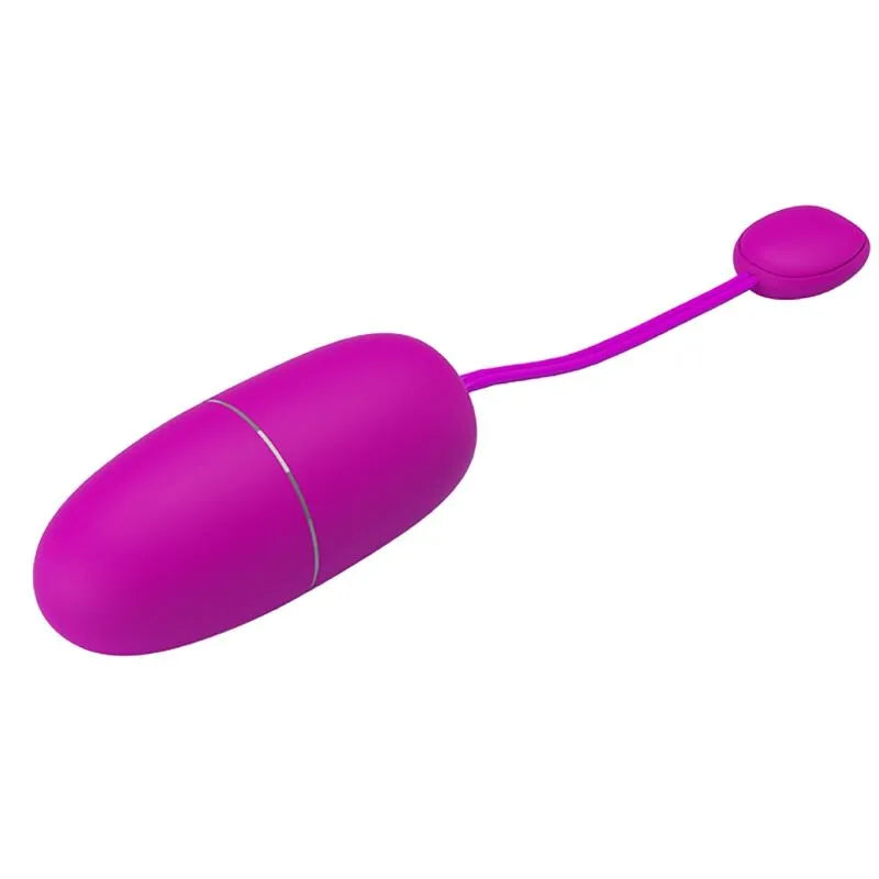 Application Œuf Vibrant Silicone Violet Contrôle