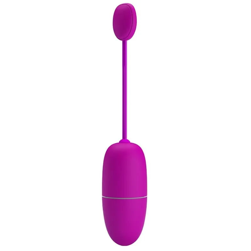 Application Œuf Vibrant Silicone Violet Contrôle