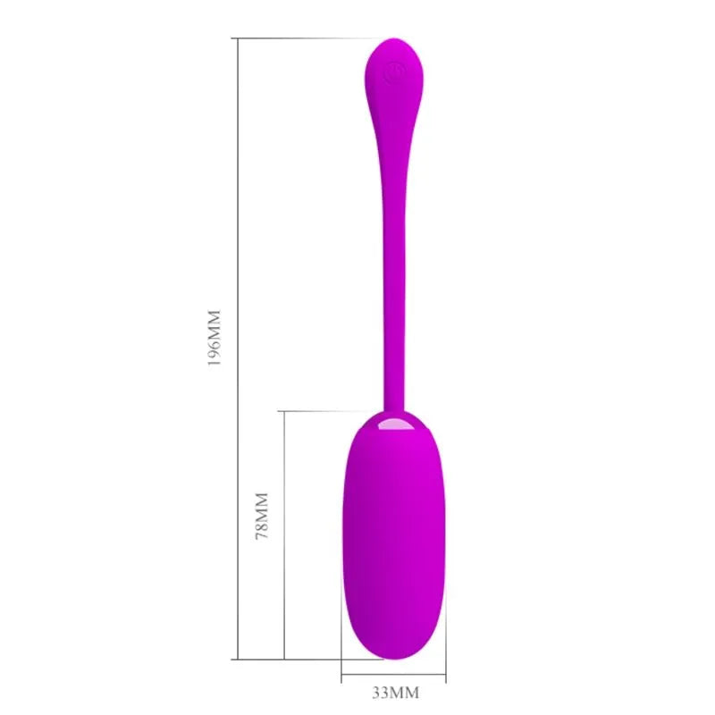Œuf Vibrant Silicone Violet Rechargeable