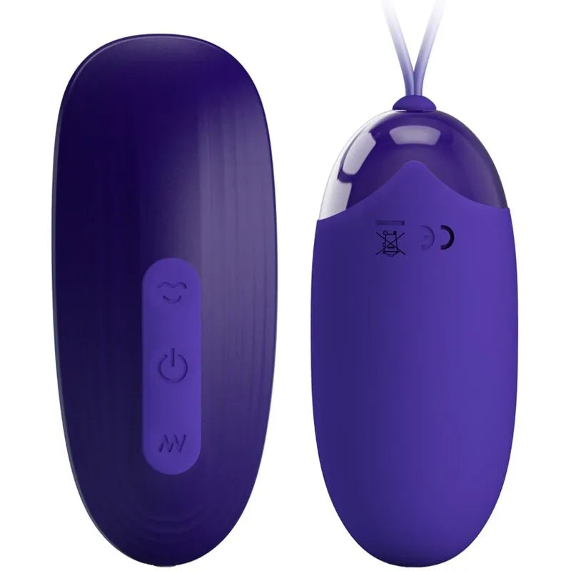 Œuf Vibrant Silicone Violet Rechargeable