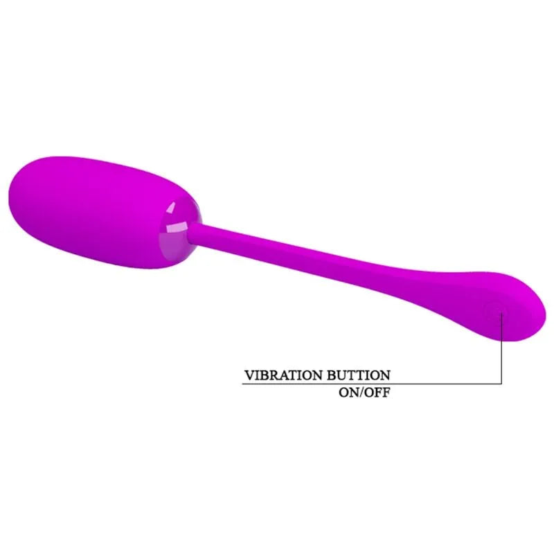 Œuf Vibrant Silicone Violet Rechargeable