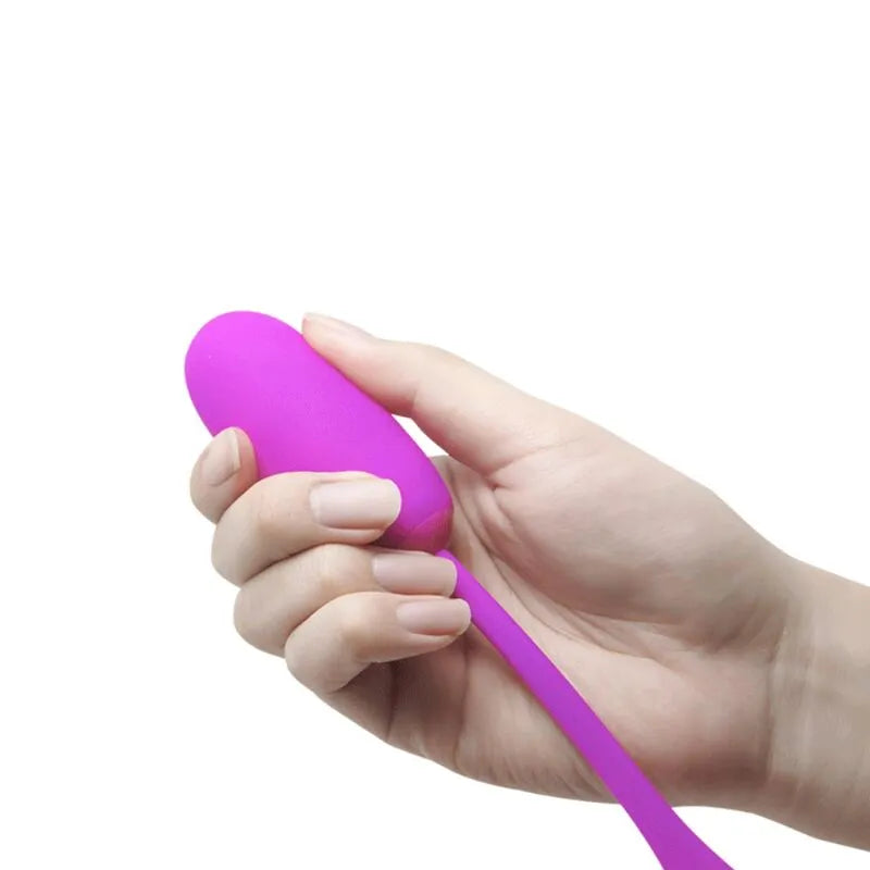 Œuf Vibrant Silicone Violet Rechargeable