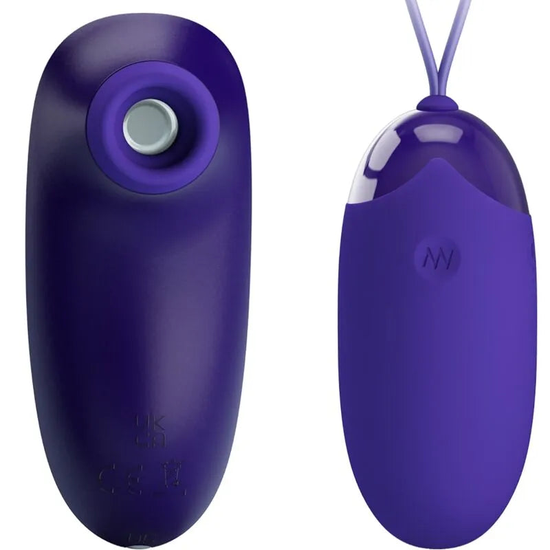 Œuf Vibrant Silicone Violet Rechargeable