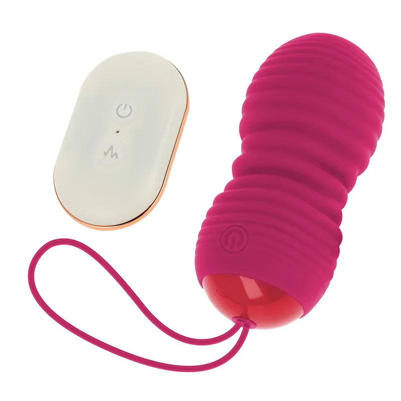 Œuf Vibrant Télécommandé En Silicone Hypoallergénique