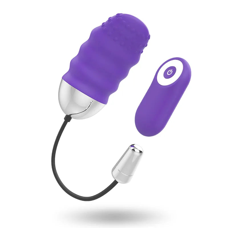 Œuf Vibrant Télécommandé Silicone Lilas