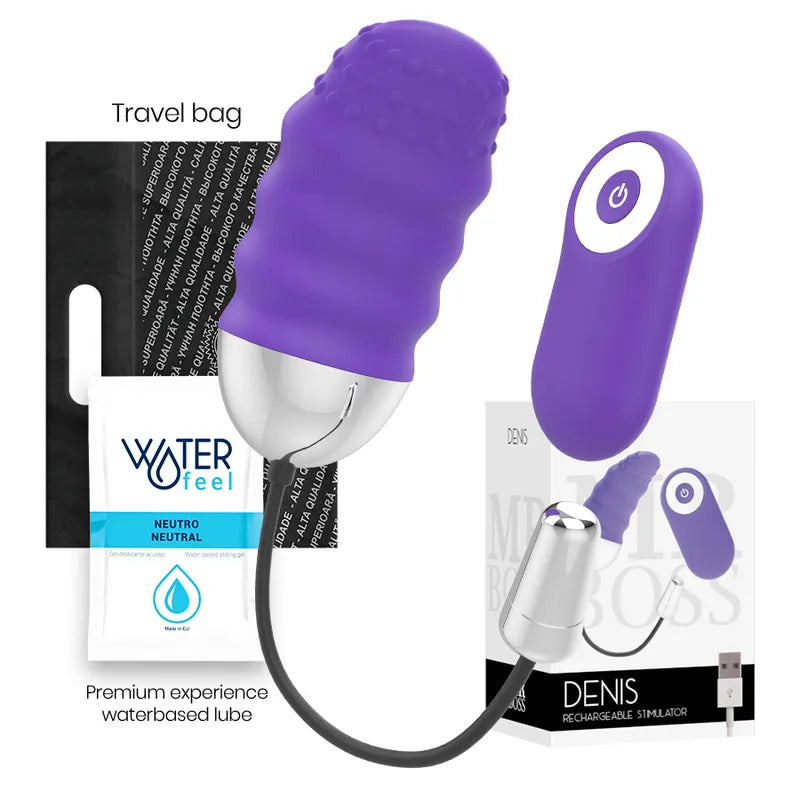Œuf Vibrant Télécommandé Silicone Lilas