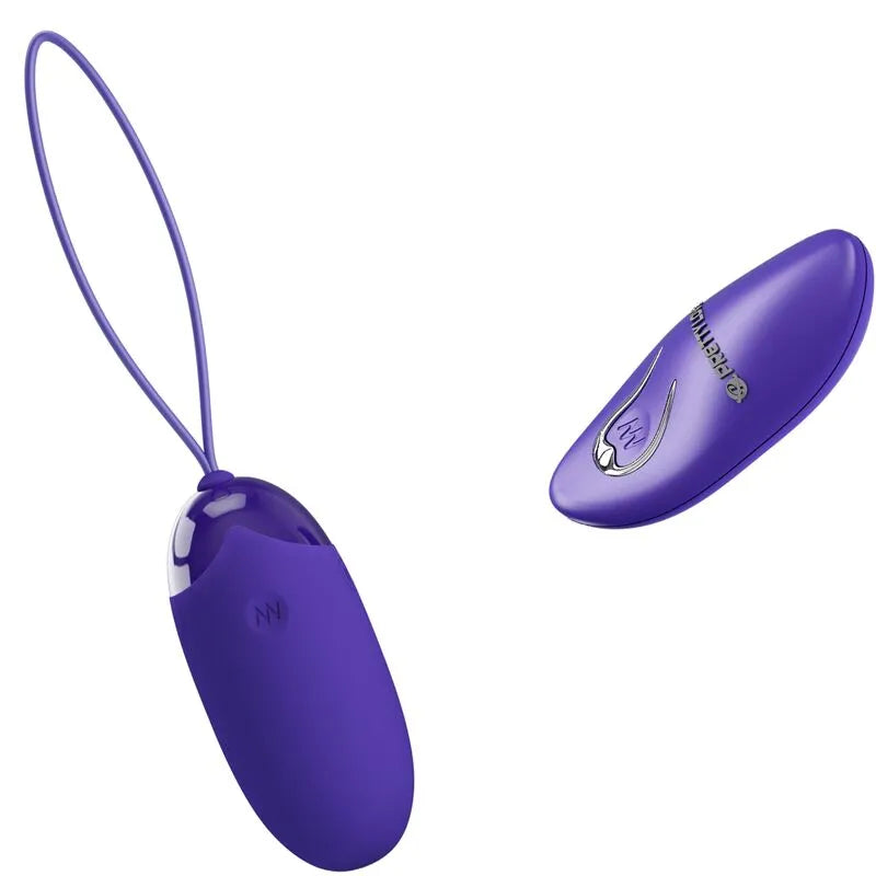 Œuf Vibrant Télécommandé Silicone Violet