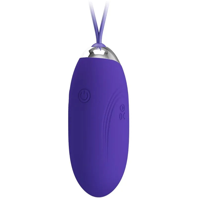 Œuf Vibrant Télécommandé Violet 12 Vibrations